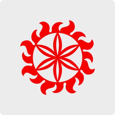 Наклейка с Оберегом Колесо Перуна в Ярило