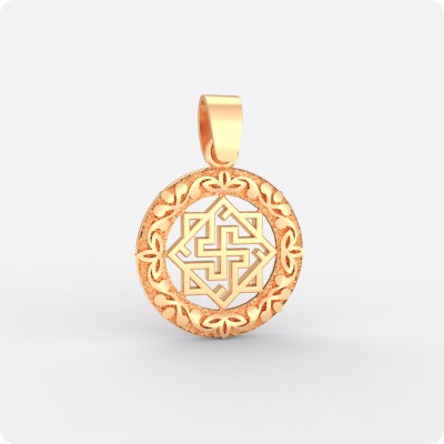 Оберег Валькирия из золота (малый)